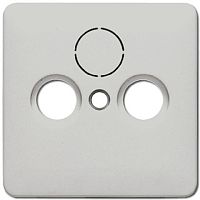 Лицевая панель Jung CD500 для розетки TV+R/TV+R+SAT светло-серый картинка